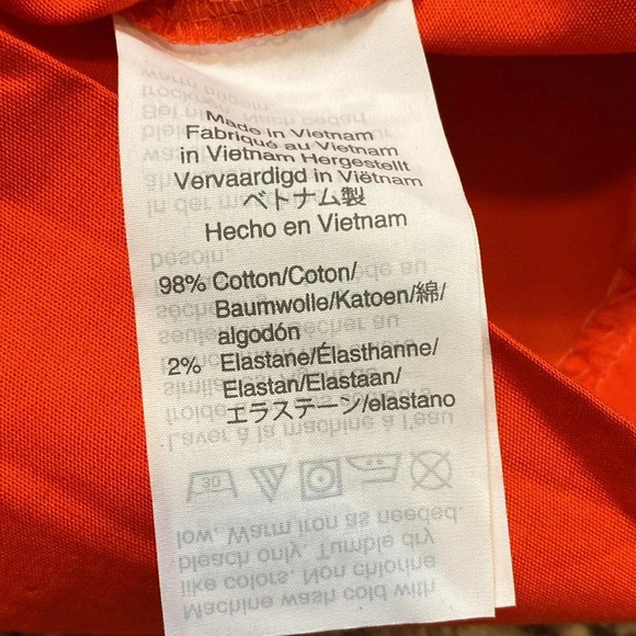 J. Crew Tie-Waist Short in Cotton Poplin Red - Picture 4 of 7